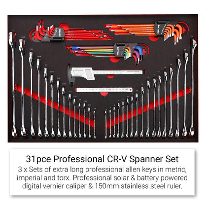 Extreme Tools 20-Drawer Roller Cabinet With Extra 990 Tools And Top Cabient